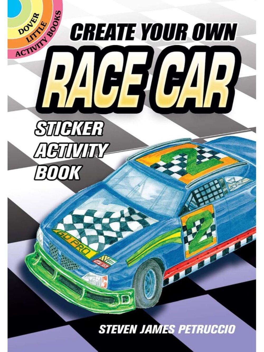 Create Your Own Race Car Sticker Activity Book